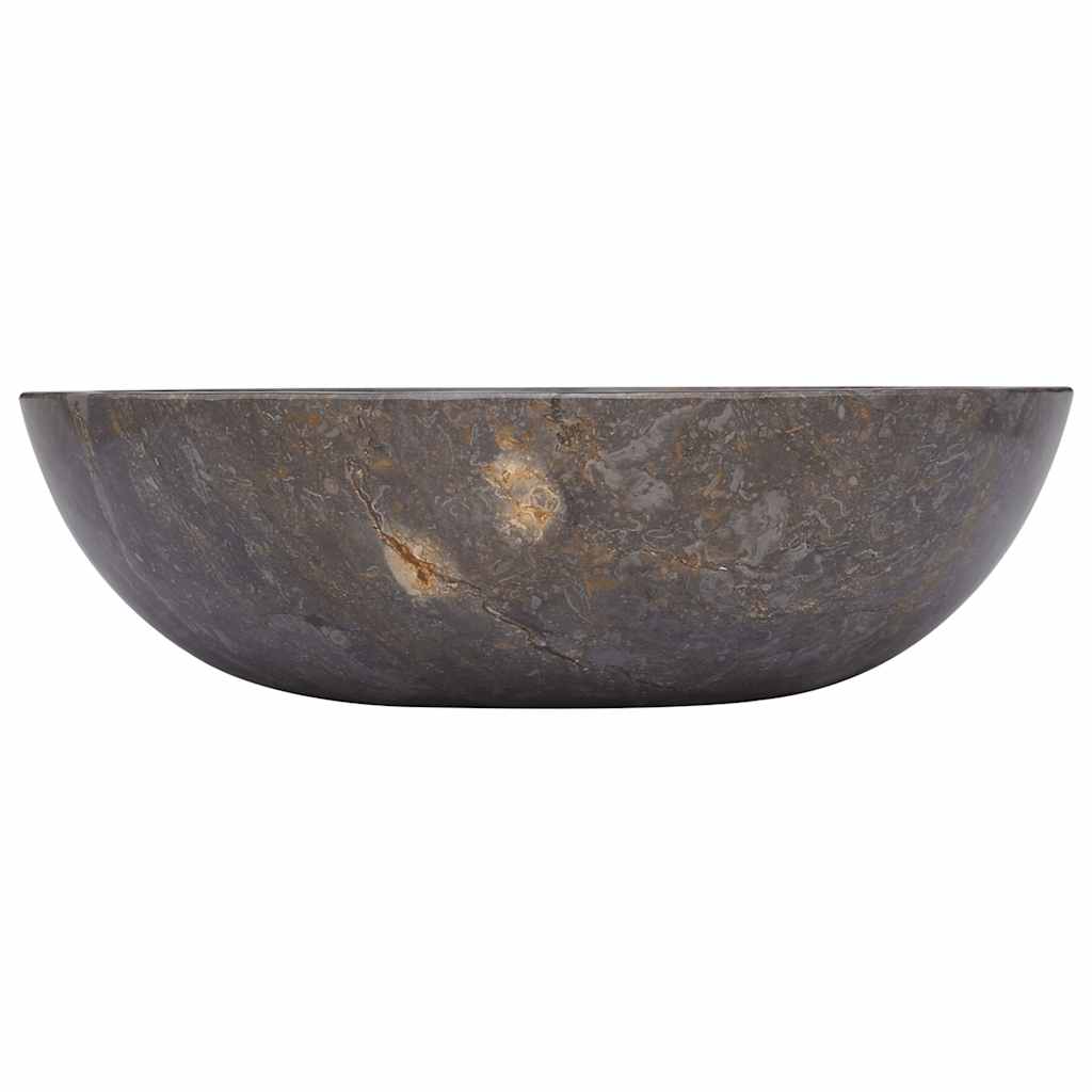 håndvask Ø40x12 cm marmor grå