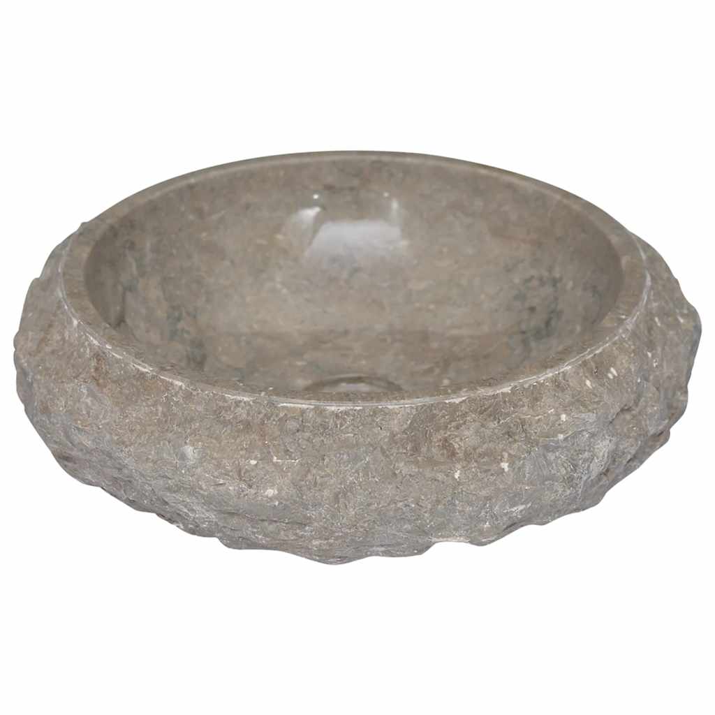 håndvask Ø40x12 cm marmor grå