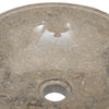 håndvask Ø40x12 cm marmor grå