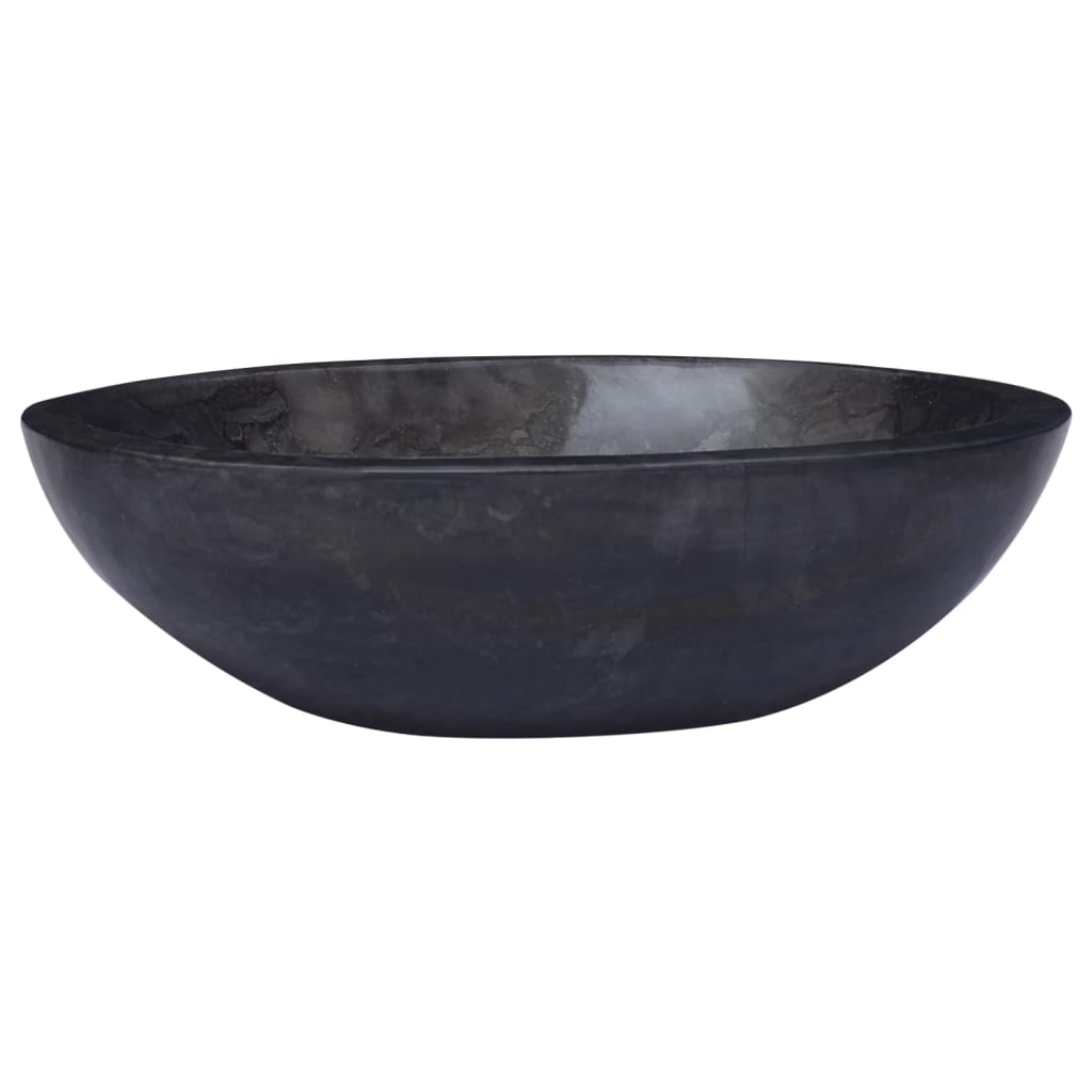 håndvask 53x40x15 cm marmor sort