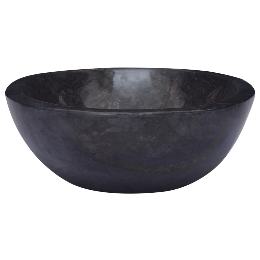 håndvask 53x40x15 cm marmor sort
