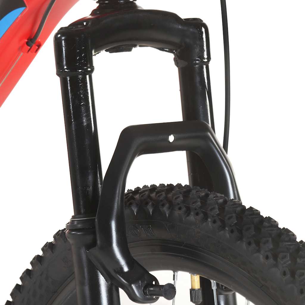 mountainbike 21 gear 29 tommer hjul 53 cm stel rød