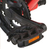 mountainbike 21 gear 29 tommer hjul 53 cm stel rød