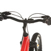 mountainbike 21 gear 29 tommer hjul 53 cm stel rød