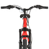 mountainbike 21 gear 29 tommer hjul 53 cm stel rød