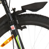 mountainbike 21 gear 26 tommer hjul 36 cm rød