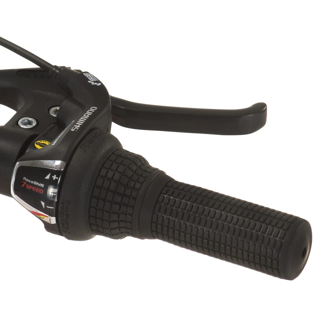 mountainbike 21 gear 26 tommer hjul 36 cm rød