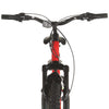 mountainbike 21 gear 26 tommer hjul 36 cm rød