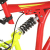 mountainbike 21 gear 26 tommer hjul 49 cm rød