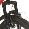 mountainbike 21 gear 26 tommer hjul 49 cm rød