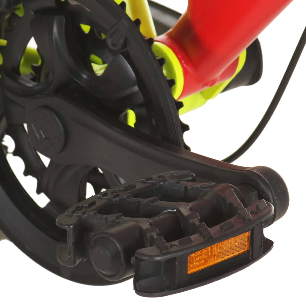 mountainbike 21 gear 26 tommer hjul 49 cm rød