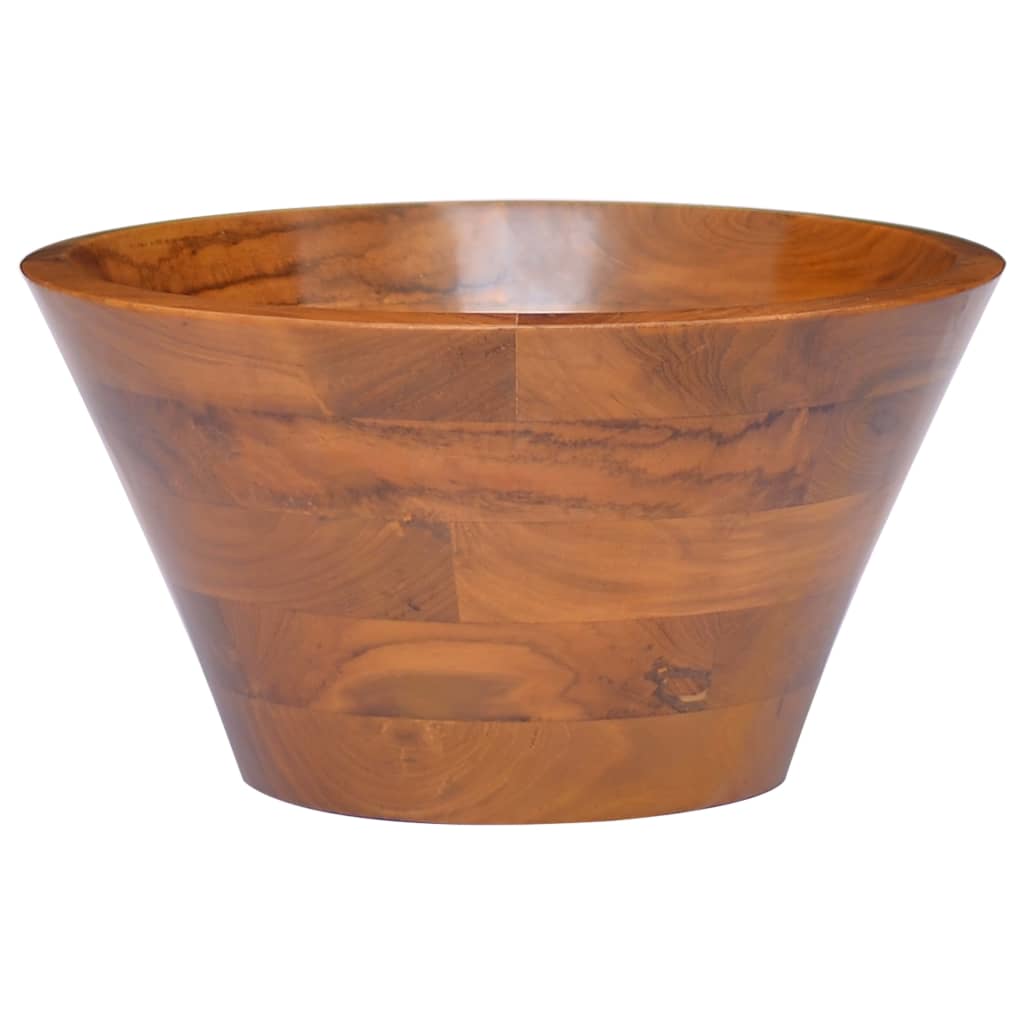 håndvask Φ40x20 cm massivt teaktræ