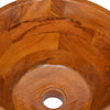 håndvask Φ40x20 cm massivt teaktræ