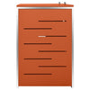 dobbelt skraldespandsskjuler 138x77,5x112,5 cm rustfrit stål