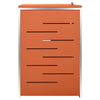 tredobbelt skraldespandsskjuler 207x77,5x112,5 cm rustfrit stål