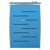 dobbelt skraldespandsskjuler 138x77,5x112,5 cm rustfrit stål