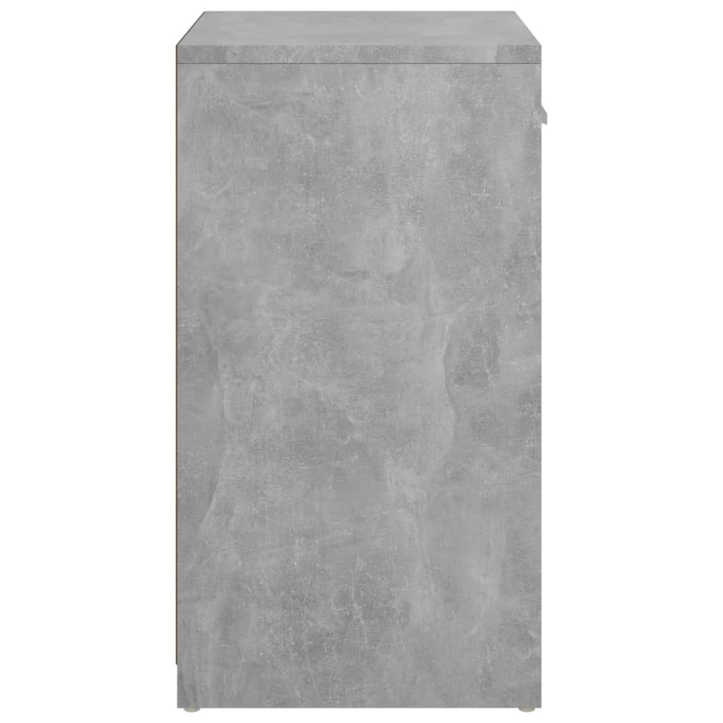 skobænk 94,5x31x57 cm konstrueret træ betongrå