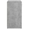 skobænk 94,5x31x57 cm konstrueret træ betongrå