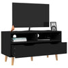 tv-bord 90x40x48,5 cm konstrueret træ sort