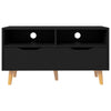tv-bord 90x40x48,5 cm konstrueret træ sort