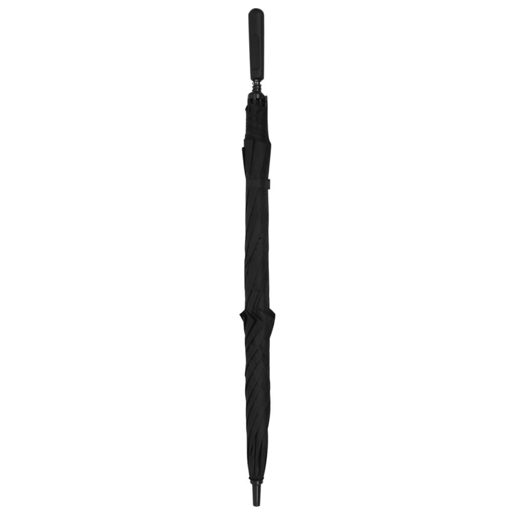 paraply 130 cm sort