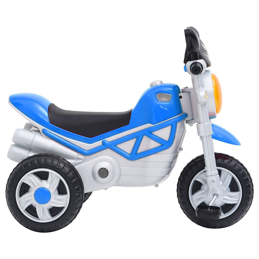 trehjulet børnecykel blå