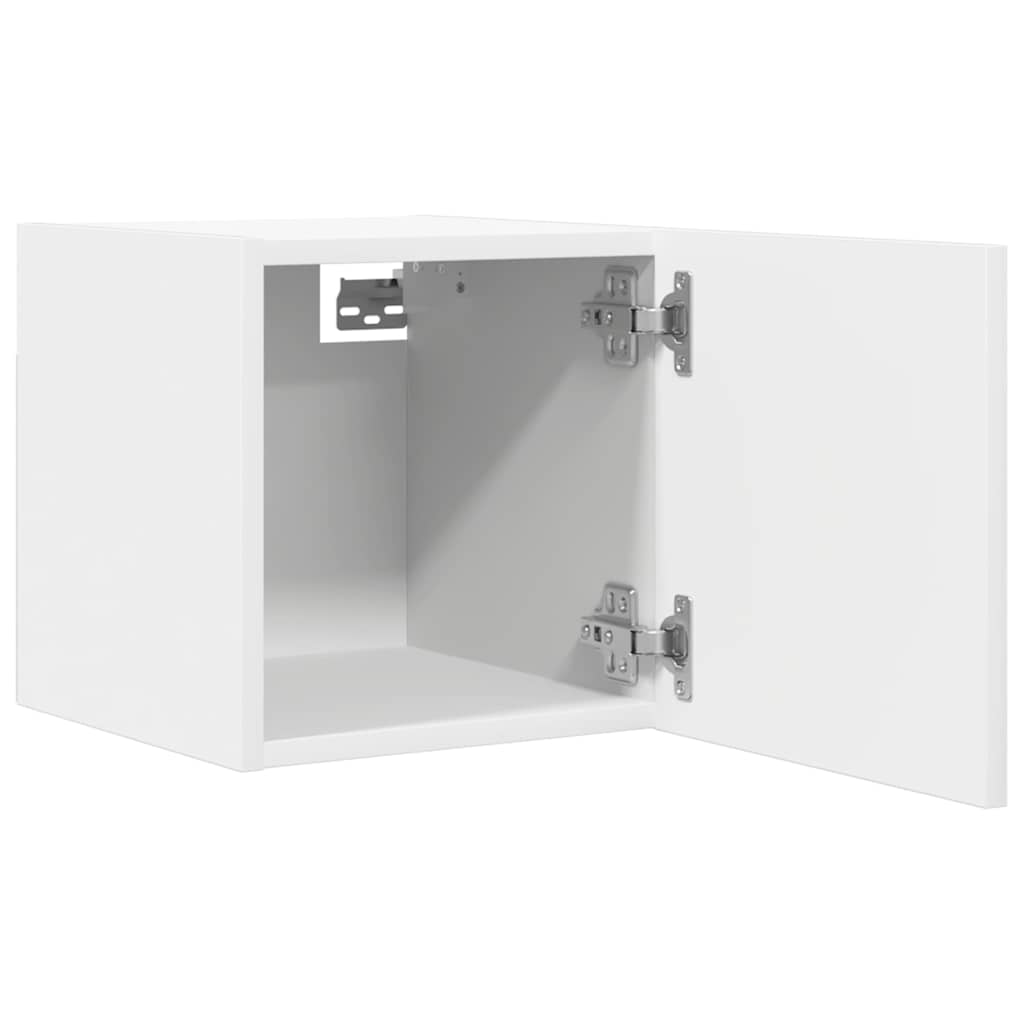 væghængte tv-skabe 2 stk. 30,5x30x30 cm hvid