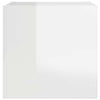 væghængte tv-skabe 2 stk. 30,5x30x30 cm hvid højglans