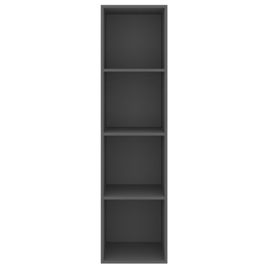 væghængt tv-skab 37x37x142,5 cm konstrueret træ grå