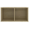 tv-skab 72x35x36,5 cm konstrueret træ sonoma-eg