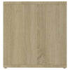 tv-skab 72x35x36,5 cm konstrueret træ sonoma-eg