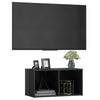 tv-skab 72x35x36,5 cm konstrueret træ grå højglans