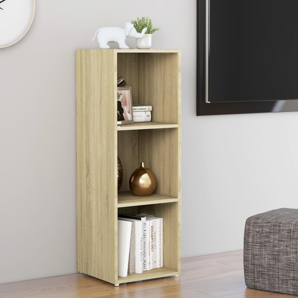 tv-skab 107x35x37 cm konstrueret træ sonoma-eg