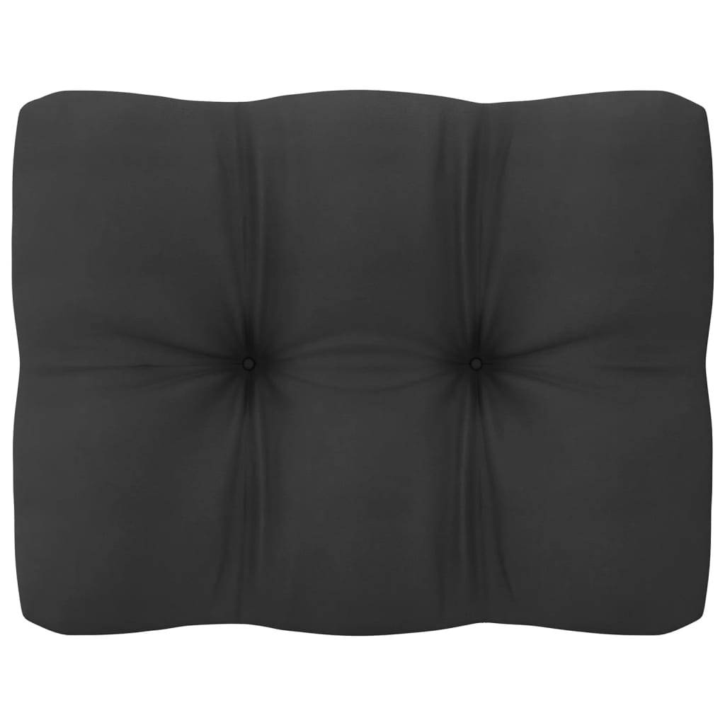 2-personers havesofa m. hynder massivt fyrretræ hvid