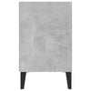 tv-skab med metalben 103,5x30x50 cm betongrå