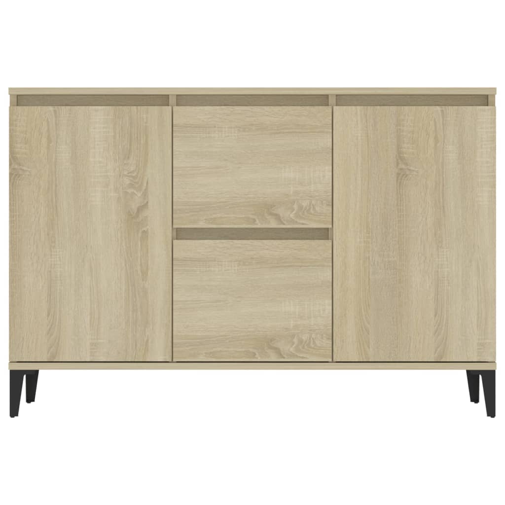 skænk 102x35x70 cm konstrueret træ sonoma-eg
