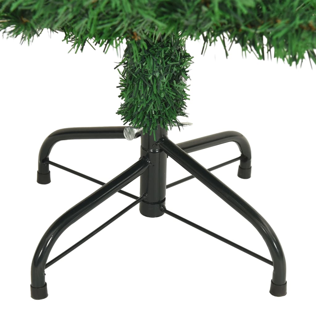 kunstigt juletræ med tykke grene 120 cm PVC grøn