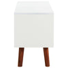 tv-skab 110x35x50 cm massivt akacietræ og MDF
