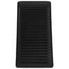 stopklods til parkering 4 stk. 16x9x9 cm gummi