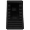 stopklods til parkering 4 stk. 16x9x9 cm gummi
