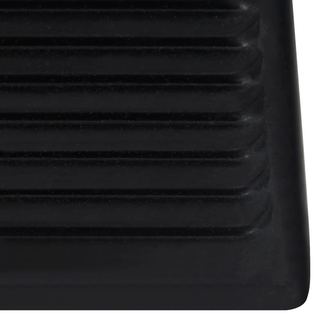 stopklods til parkering 4 stk. 16x9x9 cm gummi