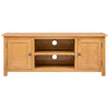 tv-skab 110x35x44 cm massivt egetræ