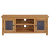 tv-skab 110x35x44 cm massivt egetræ