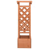 plantekasse med espalier 49x39x117 cm fyrretræ