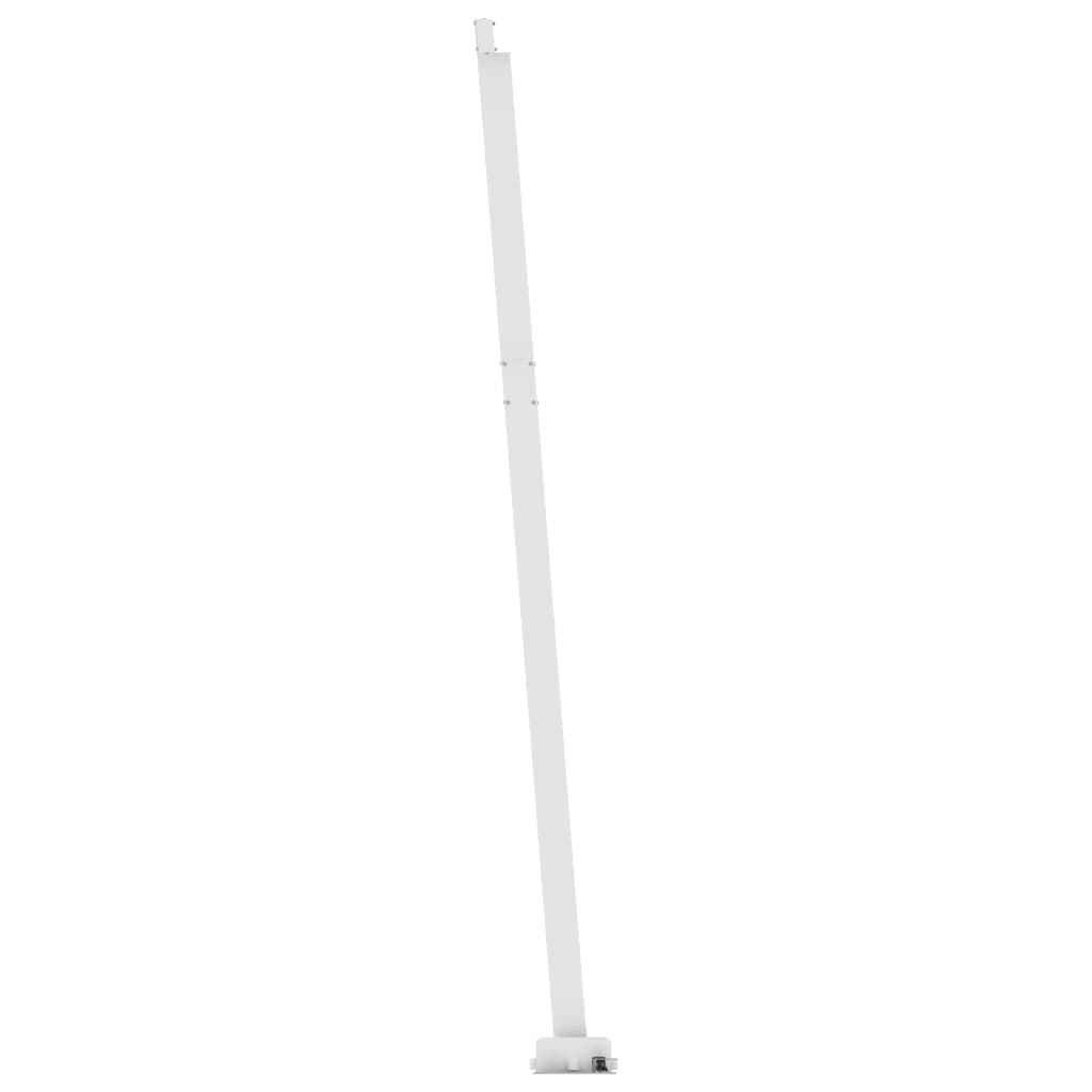 fritstående markise 300x250 cm automatisk betjening gul og hvid