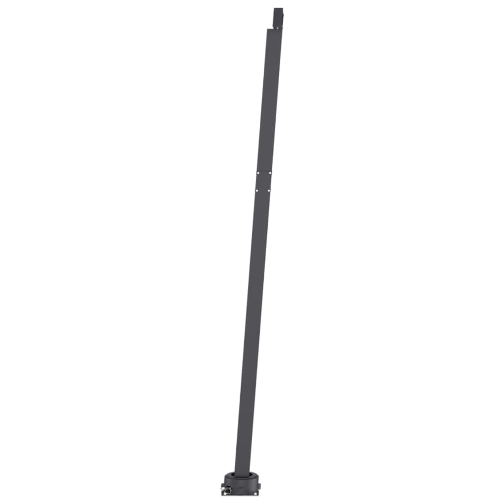 fritstående markise 300x250 cm automatisk betjening blå og hvid