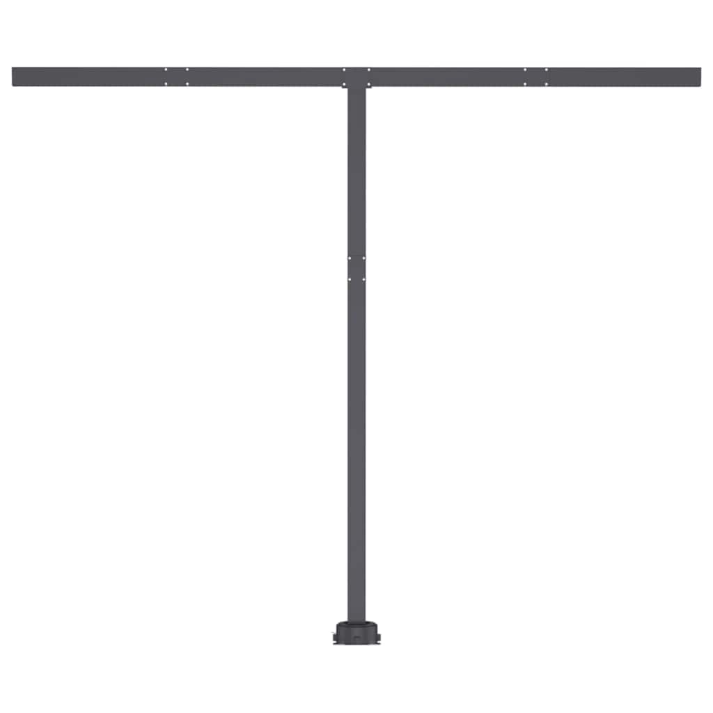 fritstående markise 300x250 cm automatisk betjening cremefarvet