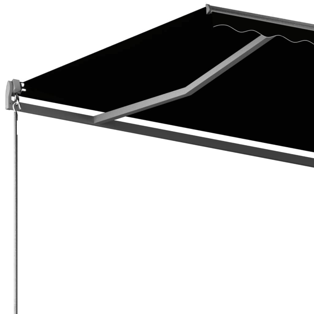 fritstående markise 300x250 cm automatisk betjening antracitgrå