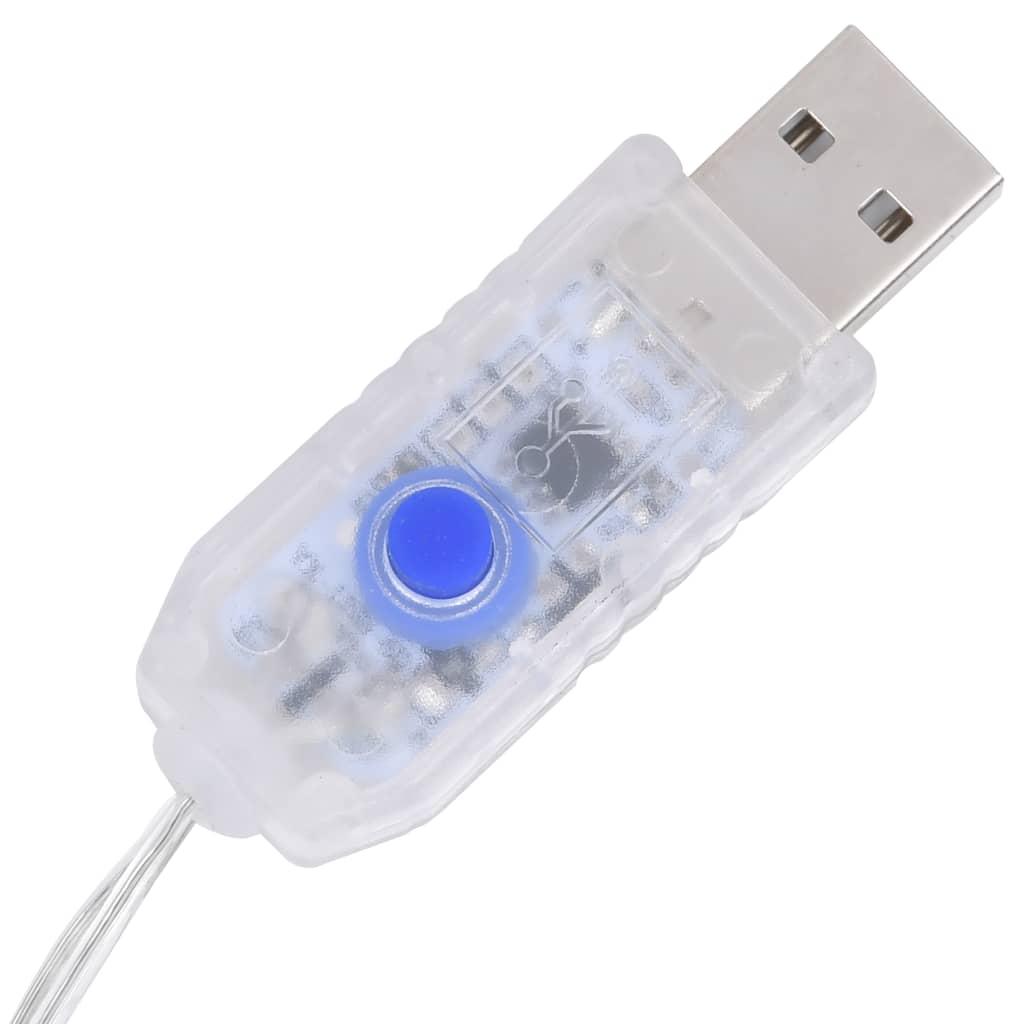 flyvende rensdyr m. kane 260x21x87 cm akryl blå