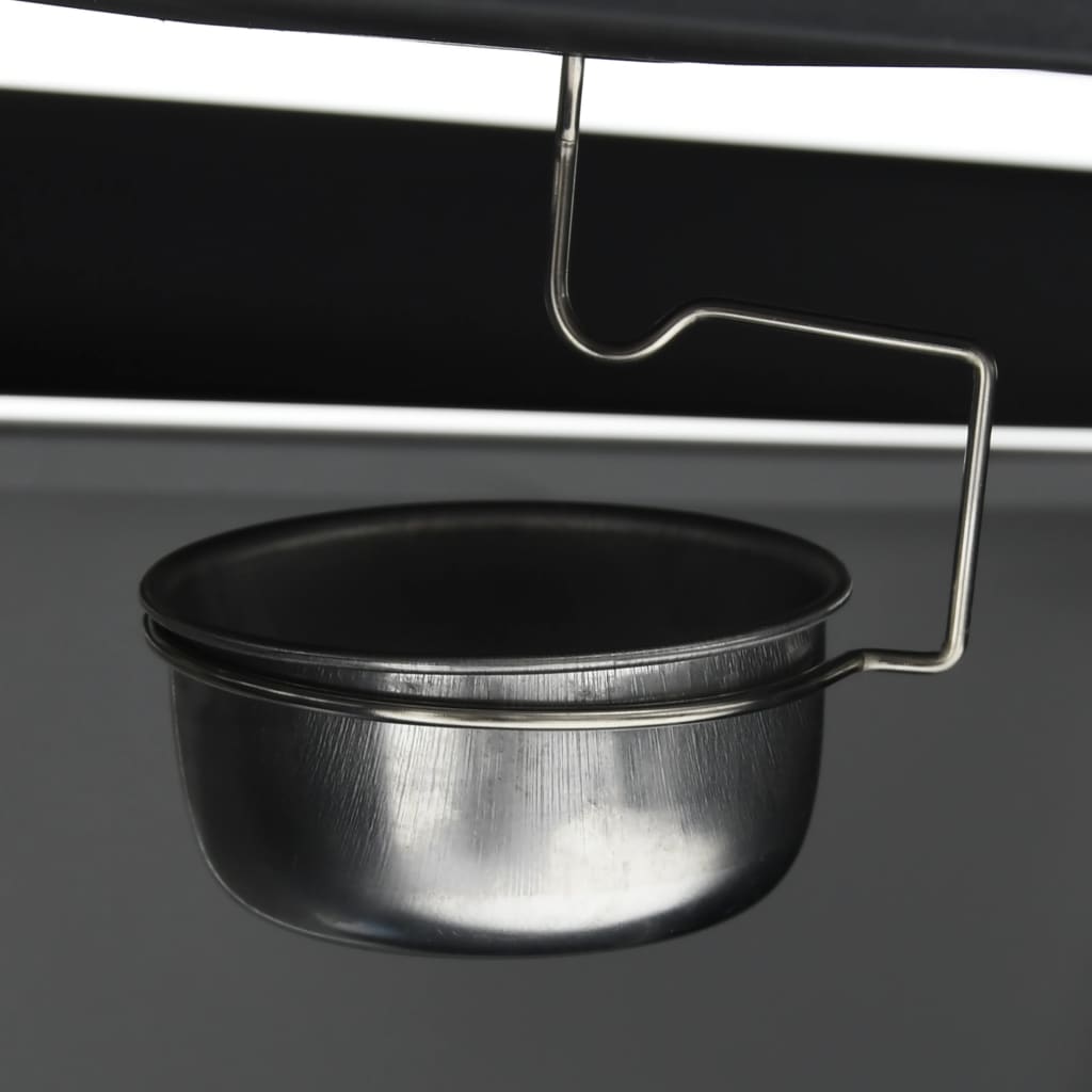 gasgrill 4+1 grillzoner stål og rustfrit stål sort og sølvfarvet